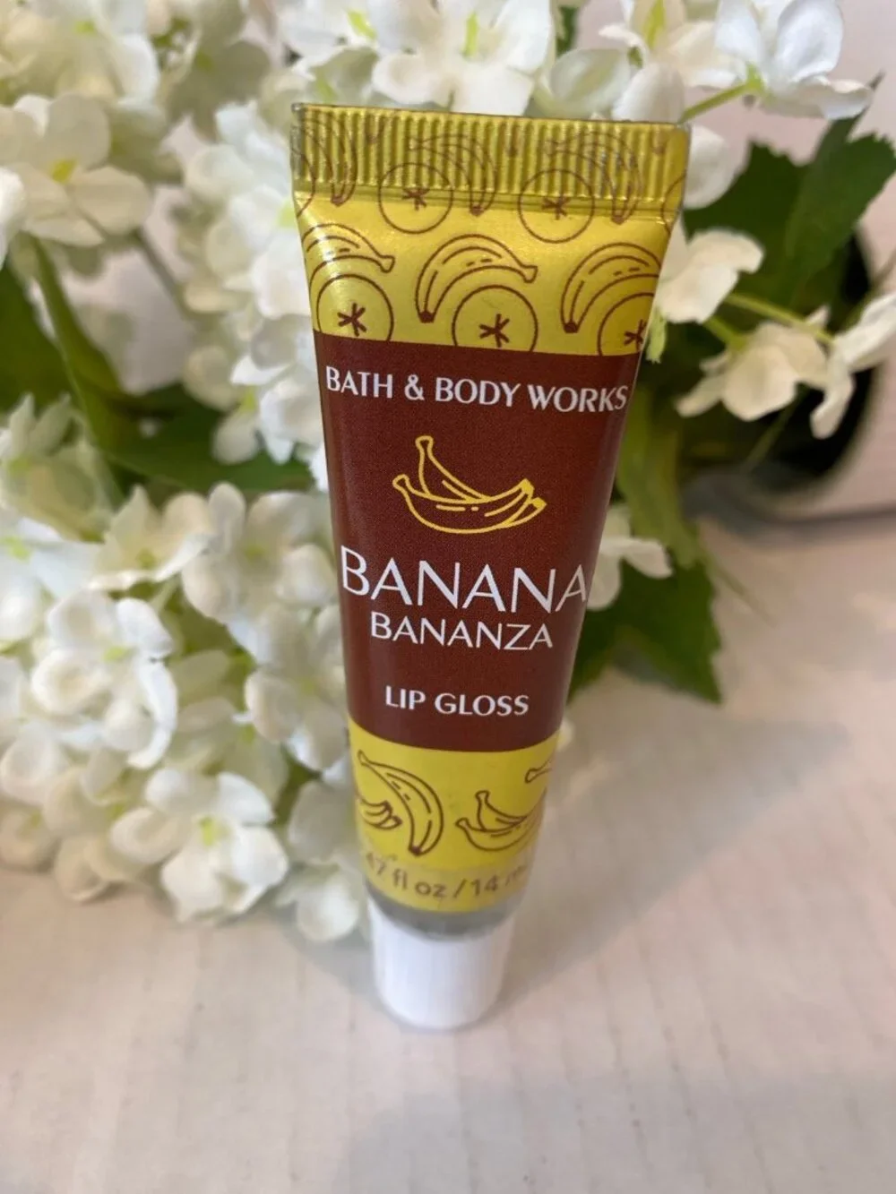 Bath & Body Works “Banana Bonanza” Lip Gloss, Lip Mask & Lip Scrub